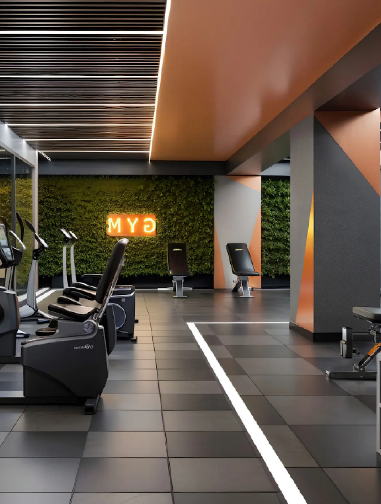 Gym area